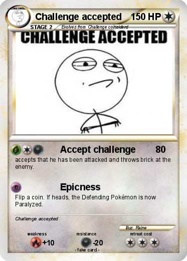 Pokemon Challenge accepted