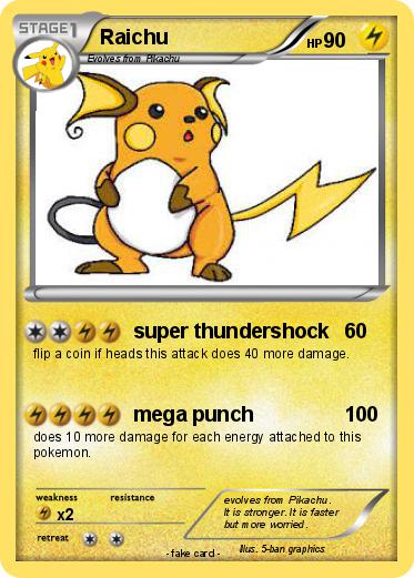 Pokemon Raichu