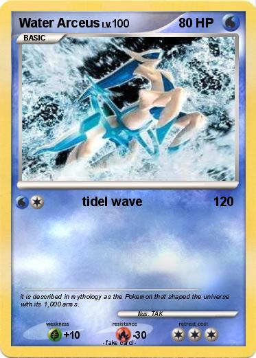 Pokemon Water Arceus