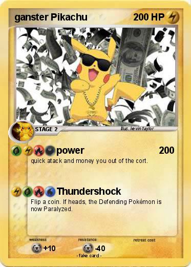 Pokemon ganster Pikachu