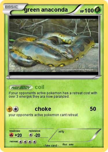 Pokemon green anaconda