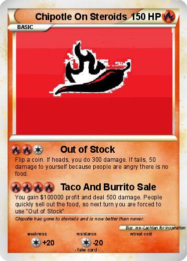 Pokemon Chipotle On Steroids