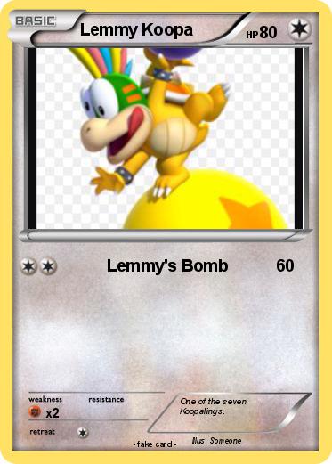 Pokemon Lemmy Koopa