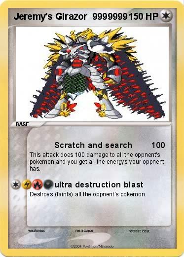 Pokemon Jeremy's Girazor  9999999  