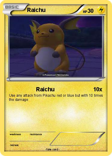 Pokemon Raichu