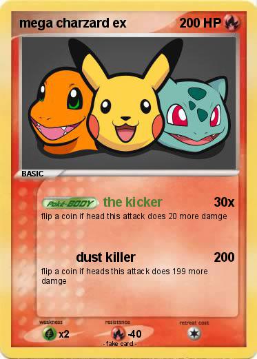 Pokemon mega charzard ex