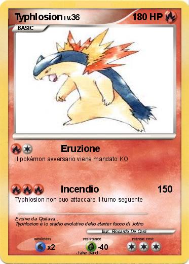 Pokemon Typhlosion