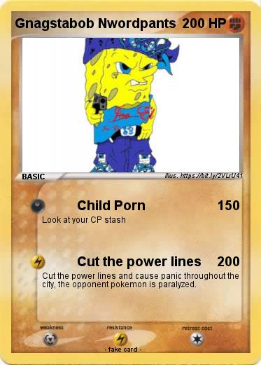 Pokemon Gnagstabob Nwordpants