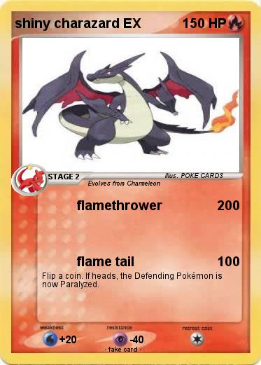 Pokemon shiny charazard EX