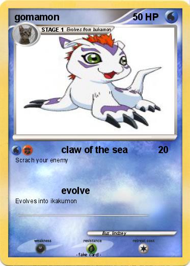 Pokemon gomamon