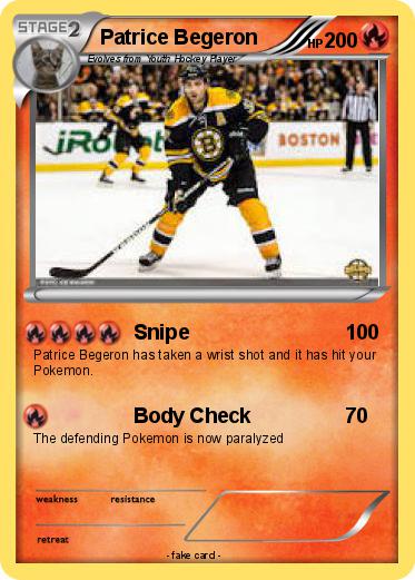 Pokemon Patrice Begeron