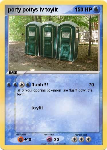 Pokemon porty pottys lv toylit