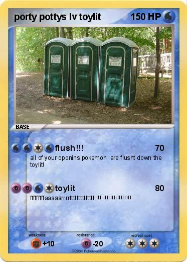 Pokemon porty pottys lv toylit