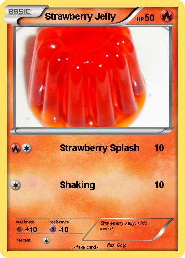 Pokemon Strawberry Jelly