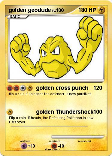 Pokemon golden geodude