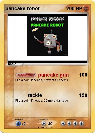 Pokemon pancake robot