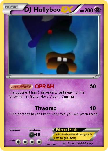 Pokemon DJ Hallyboo