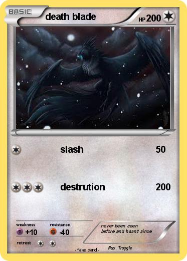 Pokemon death blade
