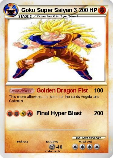 Pokemon Goku Super Saiyan 3
