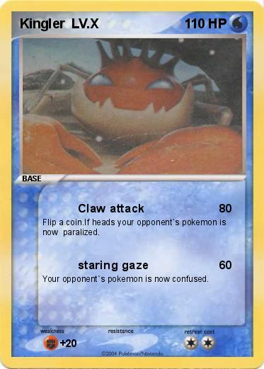 Pokemon Kingler  LV.X