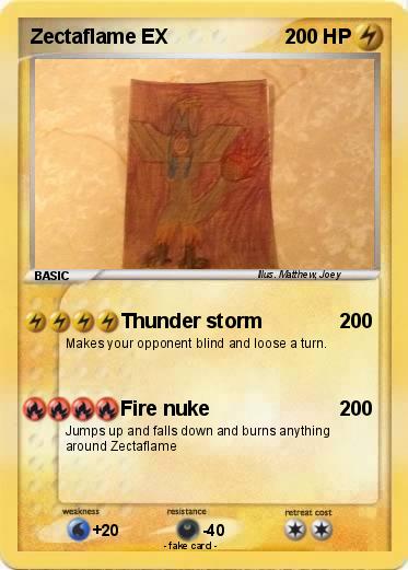 Pokemon Zectaflame EX