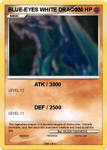 Pokemon BLUE-EYES WHITE DRAGON