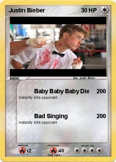 Pokemon Justin Bieber