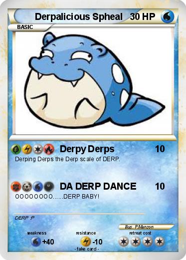 Pokemon Derpalicious Spheal