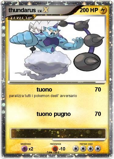 Pokemon thundarus