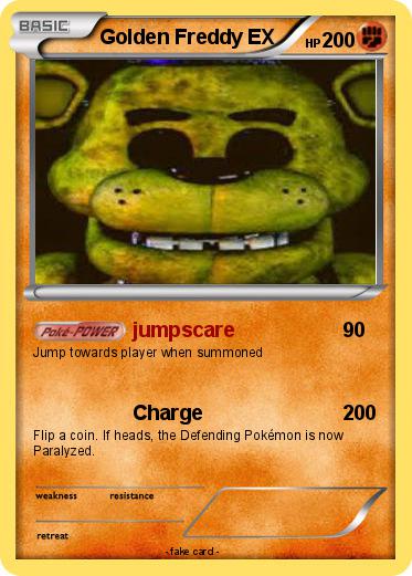 Pokemon Golden Freddy EX