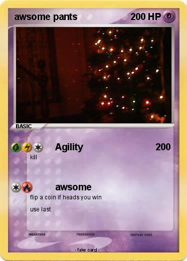 Pokemon awsome pants