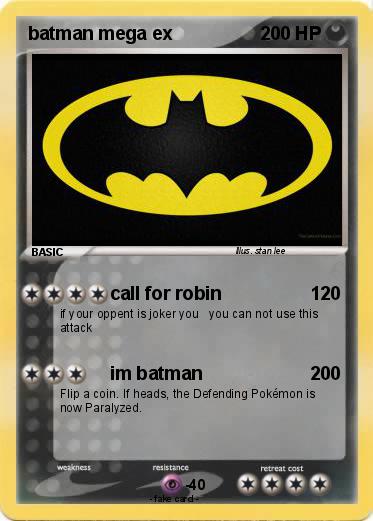 Pokemon batman mega ex