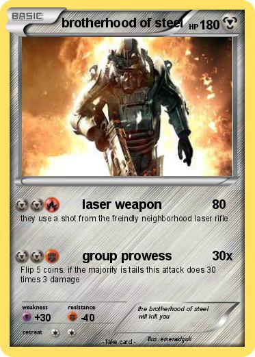 Pokemon brotherhood of steel