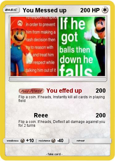 Pokemon You Messed up