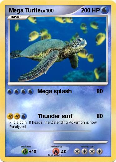 Pokemon Mega Turtle
