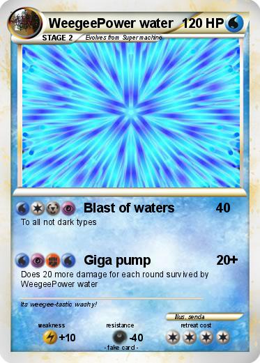 Pokemon WeegeePower water