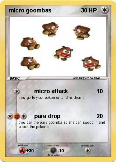 Pokemon micro goombas