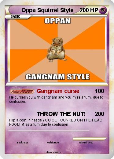 Pokemon Oppa Squirrel Style