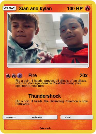 Pokemon Xian and kylan
