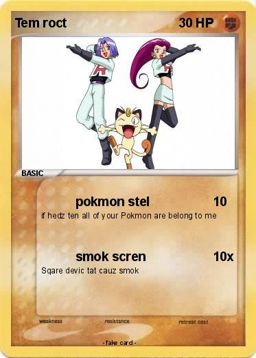 Pokemon Tem roct