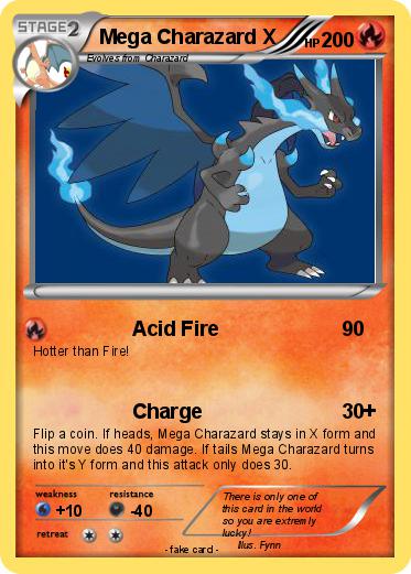 Pokemon Mega Charazard X