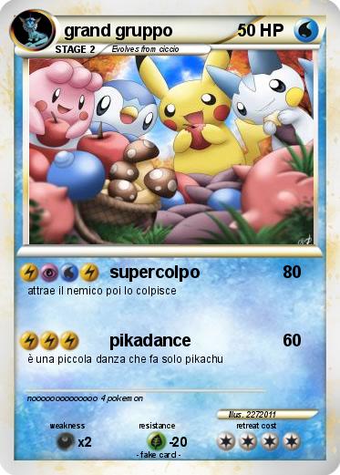 Pokemon grand gruppo