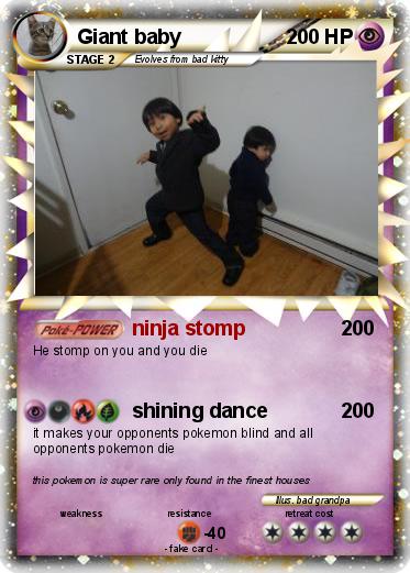 Pokemon Giant baby