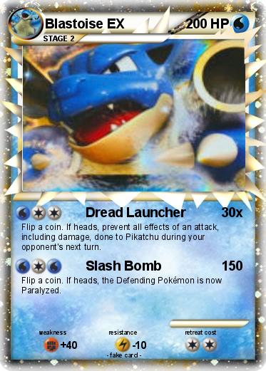Pokemon Blastoise EX