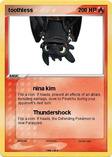 Pokemon toothless