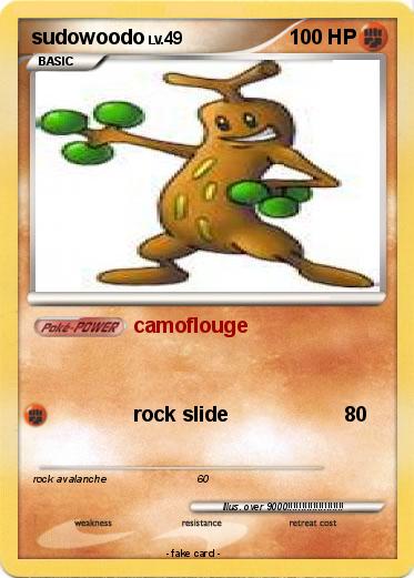Pokemon sudowoodo