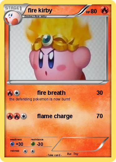 Pokemon fire kirby