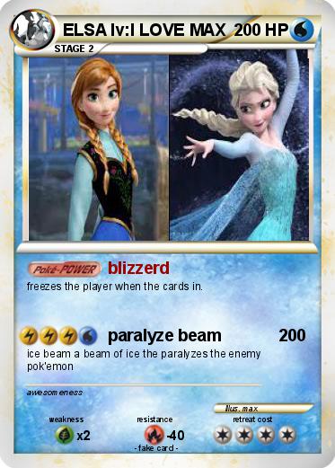 Pokemon ELSA lv:I LOVE MAX