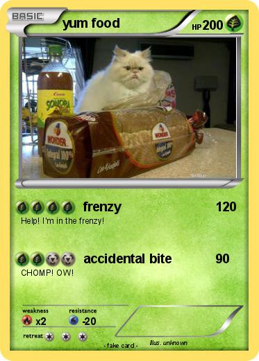 Pokemon yum food