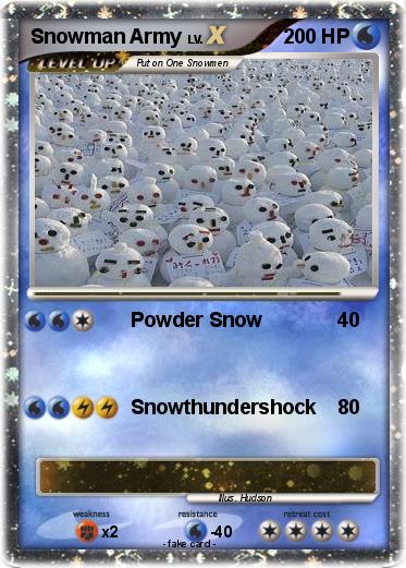 Pokemon Snowman Army